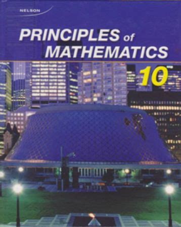 ISBN 9781771492218. . Grade 10 nelson math textbook pdf